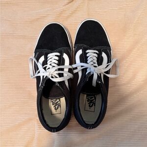 Vans Classic Black and White Sneakers